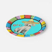 Fiesta Weimaraner Paper-Borden Papieren Bordje (Gekanteld)