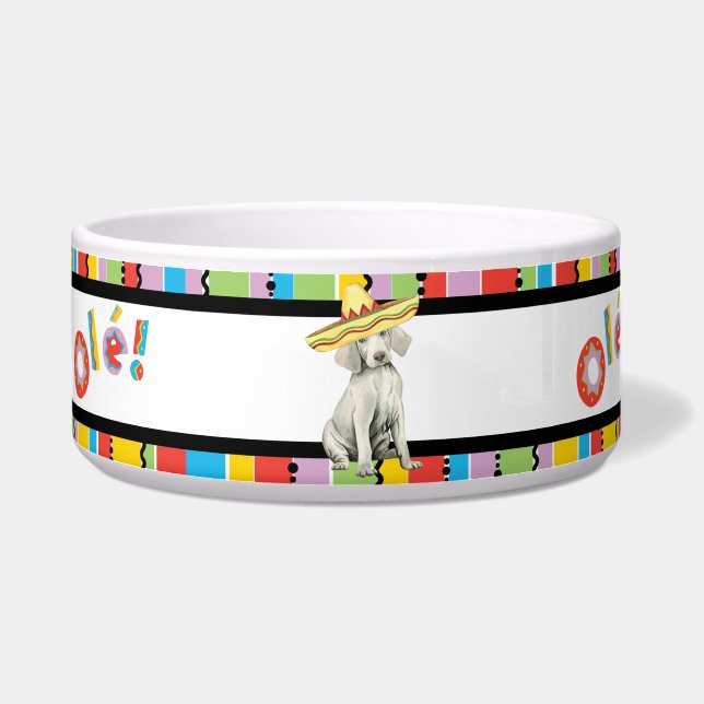 Fiesta Weimaraner Pet Bowl Voerbakje (Links)