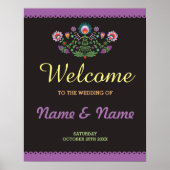 Fiesta Welcome Poster Wedding Mexicaans Poster (Voorkant)