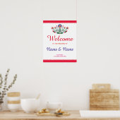 Fiesta Welcome Poster Wedding Mexicaans Poster (Keuken)