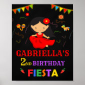 Fiesta welkome partij teken 1st First fiesta girl Poster (Voorkant)