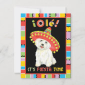 Fiesta Westie Kaart (Voorkant)