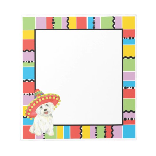 Fiesta Westie Notitieblok (Voorkant)