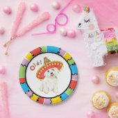 Fiesta Westie Papieren Bordje (Feest)