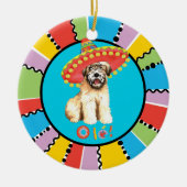 Fiesta Wheaten Keramisch Ornament (Voorkant)