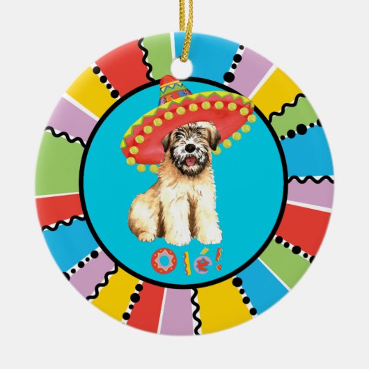 Fiesta Wheaten Keramisch Ornament (Voorkant)