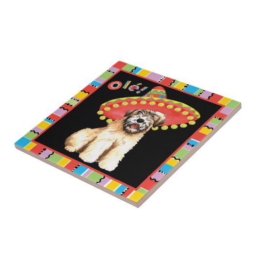 Fiesta Wheaten Tegeltje (Zijkant)