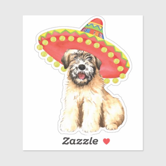 Fiesta Wheaten Vinyl Sticker (Vel)