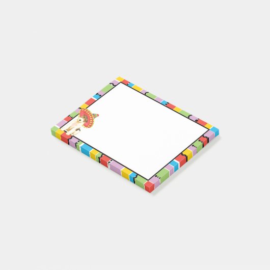 Fiesta Wire Fox Terrier Post-it® Notes (Schuin)