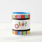 Fiesta Wire Fox Terrier Tweekleurige Koffiemok (Center)