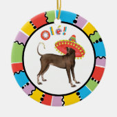 Fiesta Xolo Keramisch Ornament (Voorkant)