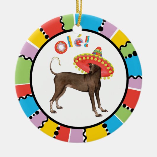 Fiesta Xolo Keramisch Ornament (Voorkant)