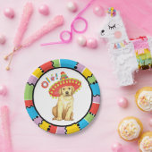 Fiesta Yellow Lab Papieren Bordje (Feest)