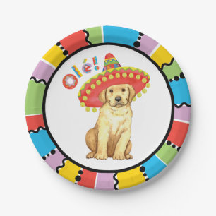 Fiesta Yellow Lab Papieren Bordje