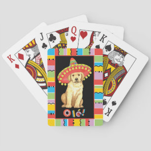 Fiesta Yellow Lab Pokerkaarten