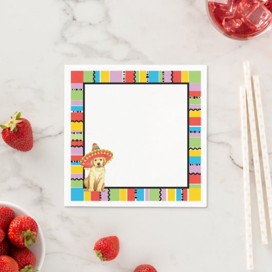 Fiesta Yellow Lab Servetten (Insitu)