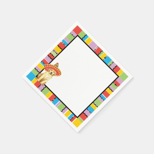 Fiesta Yellow Lab Servetten (Hoek)