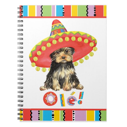 Fiesta Yorkie Notitieboek (Voorkant)