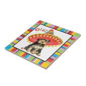 Fiesta Yorkie Tegeltje (Zijkant)
