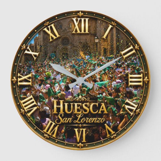 Fiestas de San Lorenzo de Huesca Grote Klok (Voorkant)