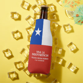 Fiestas Patrias Onafhankelijkheidsdag Chili Vlag Flesjeskoeler