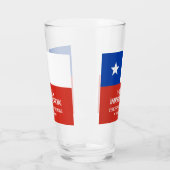 Fiestas Patrias Onafhankelijkheidsdag Chili Vlag Glas (Links)