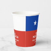 Fiestas Patrias Onafhankelijkheidsdag Chili Vlag Papieren Bekers (Rechts)