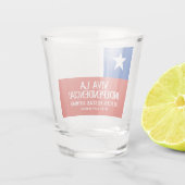 Fiestas Patrias Onafhankelijkheidsdag Chili Vlag Shot Glas (Achterkant)