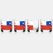 Fiestas Patrias Onafhankelijkheidsdag Chili Vlag Whisky Glas (Links)