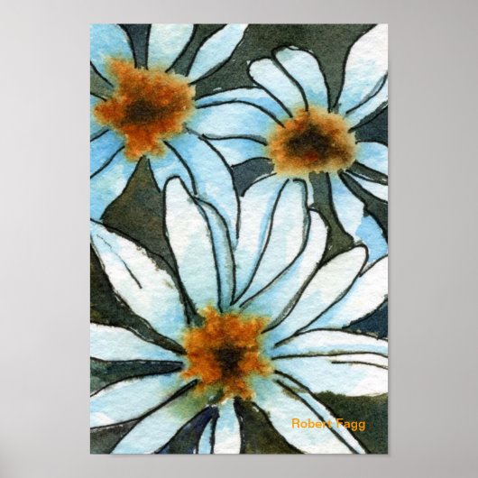 Fiesty Floral #1 Art Print (Voorkant)