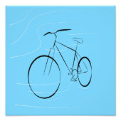 Fietellijntekst Foto Afdruk (Voorkant)