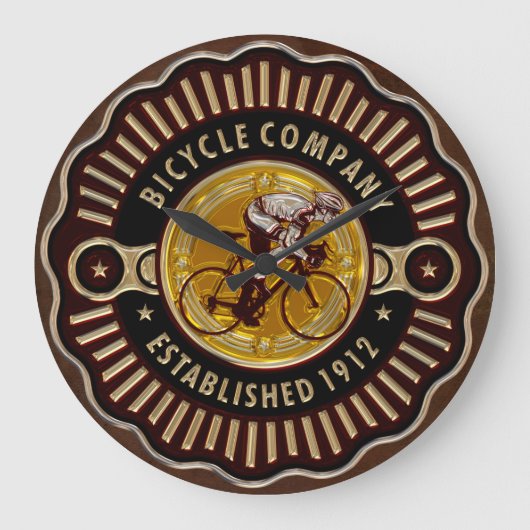  fiets 11-klokopties grote klok (Voorkant)