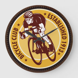 fiets 12-klokopties grote klok