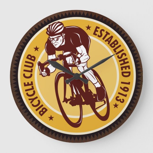  fiets 12-klokopties grote klok (Voorkant)