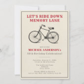  Fiets 50e Verjaardagsfeest Kaart (Voorkant)