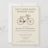  Fiets 50e Verjaardagsfeest Kaart (Voorkant)