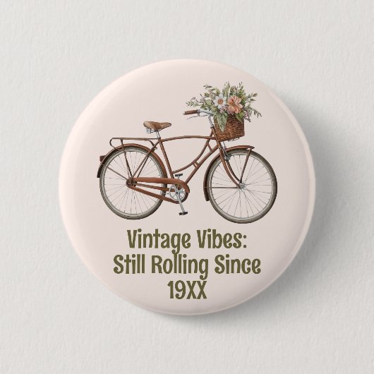  fiets aangepaste Button (Voorkant)