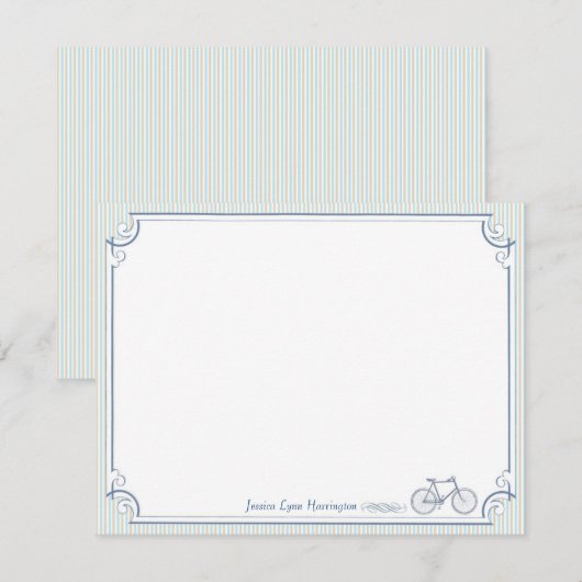 fiets - Aangepaste flatpanel-kaarten Kaart (Voorkant / Achterkant)