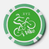 Fiets aangepaste poker chips (Achterkant)