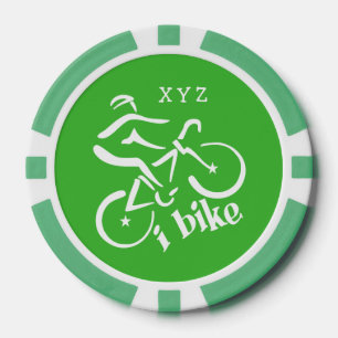 Fiets aangepaste poker chips