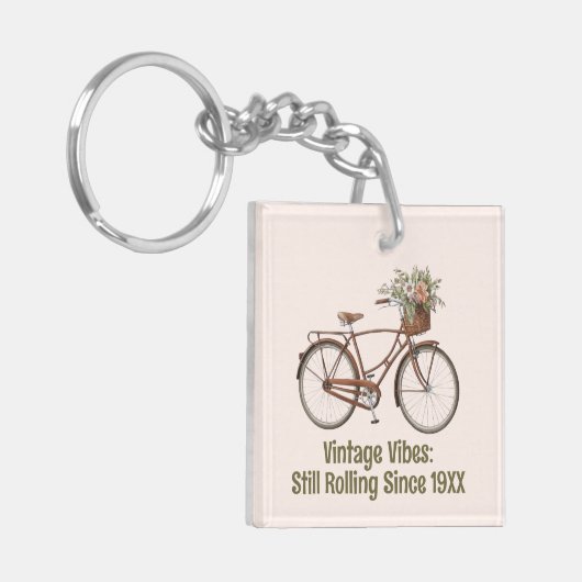  fiets aangepaste Sleutelhanger (Voorkant Links)