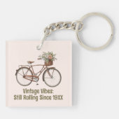  fiets aangepaste Sleutelhanger (Achterkant)