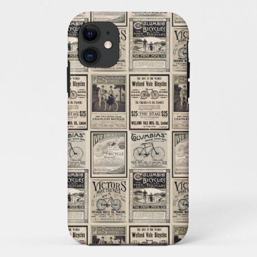  fiets Adverteren collage-advertenties Case-Mate iPhone Case (Achterkant)
