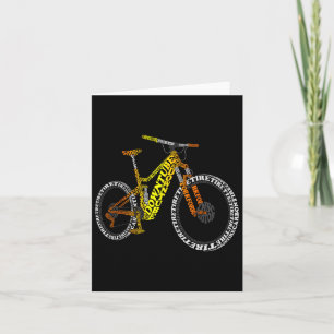 Fiets Anatomie Mountainbike MTB Onderdelen Grappig Kaart