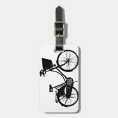 fiets bagagelabel (Voorkant verticaal)