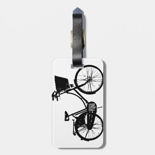 fiets bagagelabel (Achterkant verticaal)