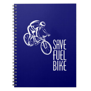 Fiets, bespaar brandstof notitieboek