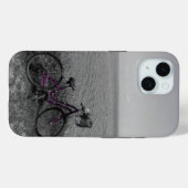 Fiets bij Mackinac Selecteer kleur iPhone Case (Achterkant (horizontaal))