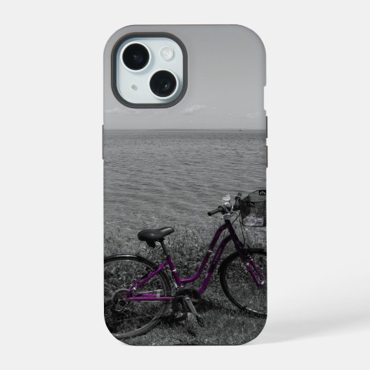 Fiets bij Mackinac Selecteer kleur iPhone Case iPhone 15 Case (Achterkant)