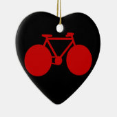 fiets = bike keramisch ornament (Rechts)
